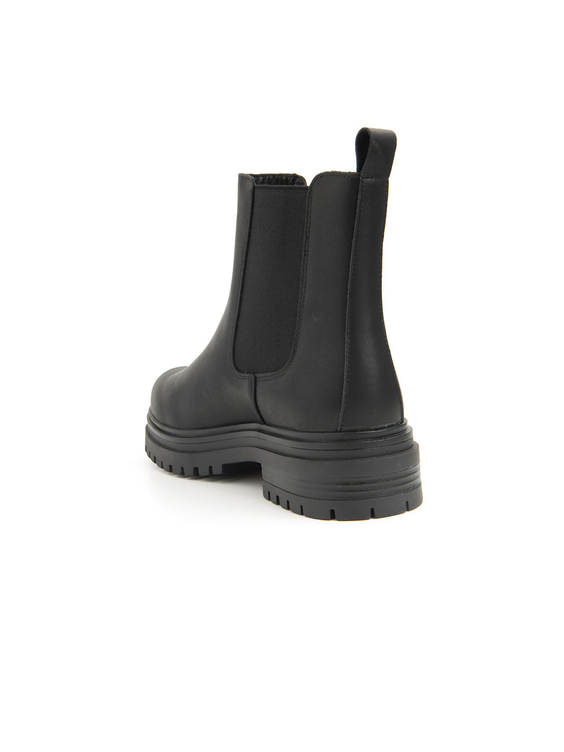 Chelsea ankle boots with lug sole - BLACK