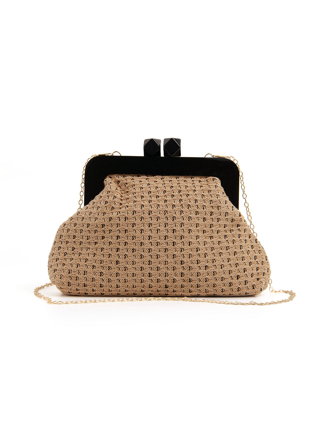 Pochette in tessuto - KHAKI