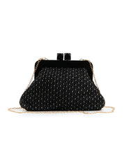 Pochette in tessuto - NERO