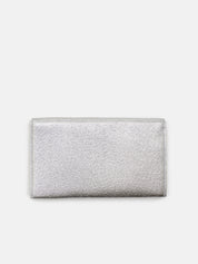 Semi-rigid pouch with shoulder strap - SILVER