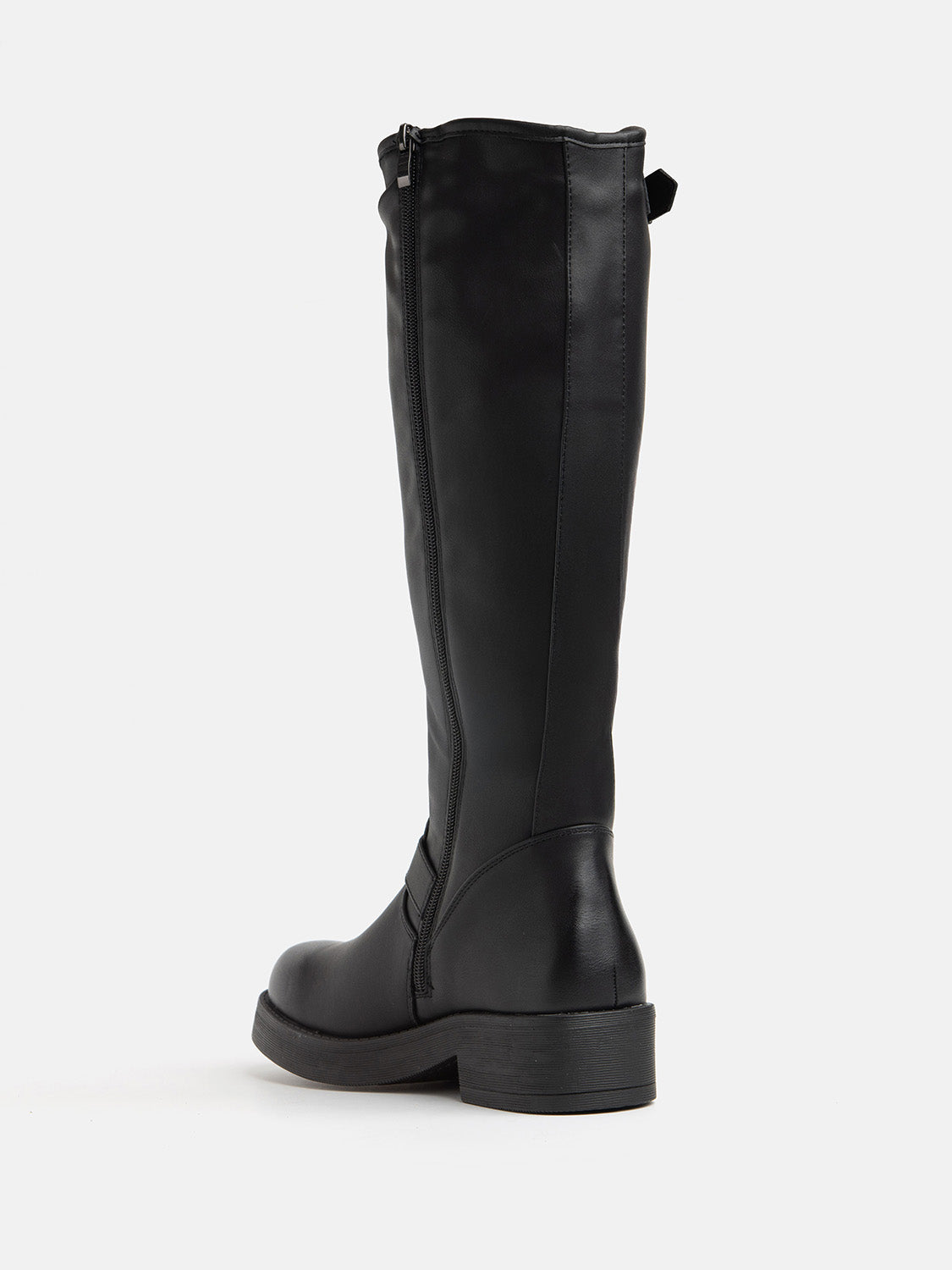 Double Buckle Boot - BLACK