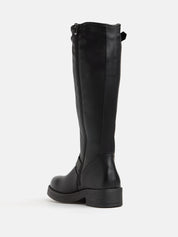 Double Buckle Boot - BLACK