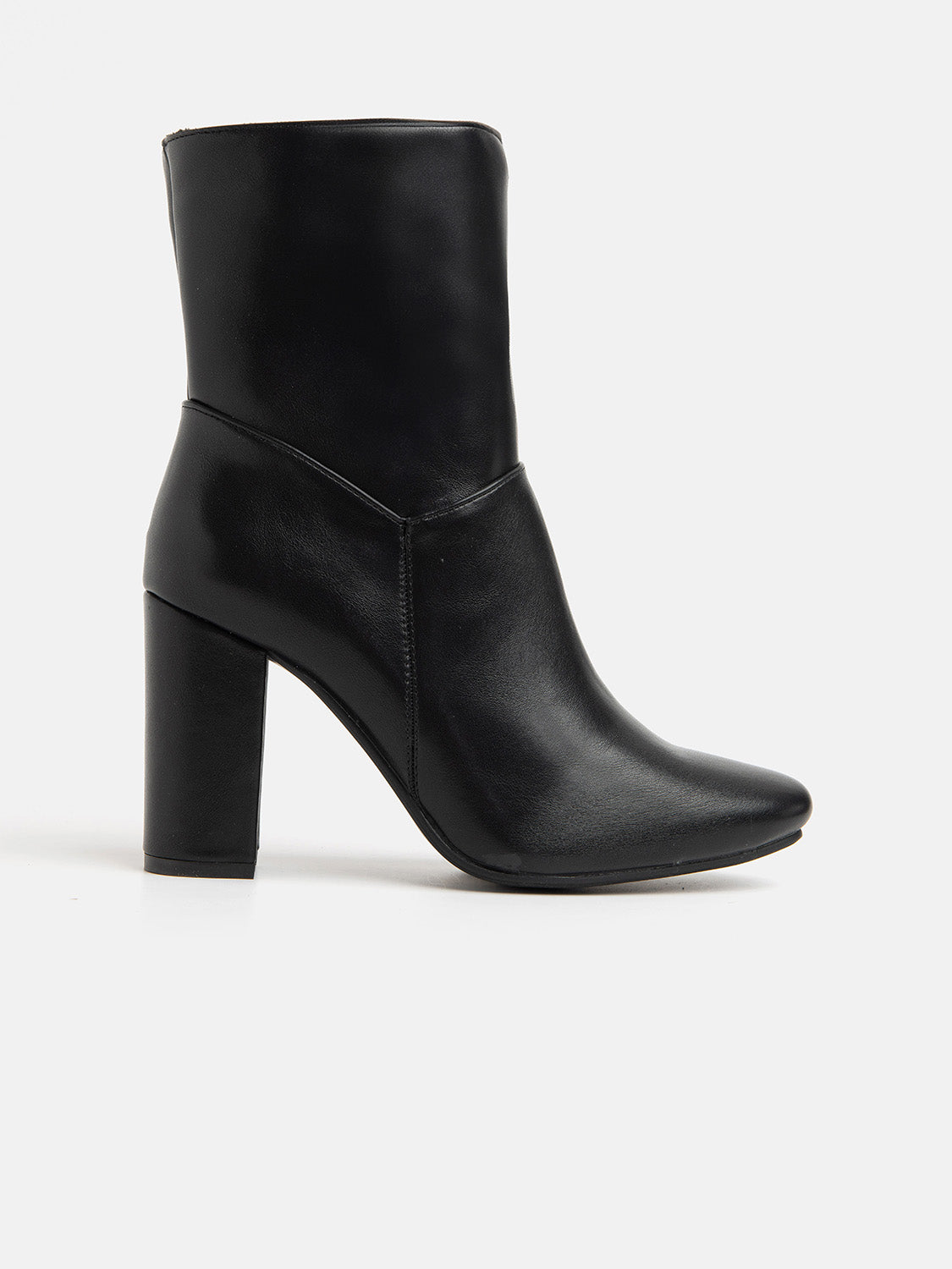 Ankle boot with 12cm heel - BLACK