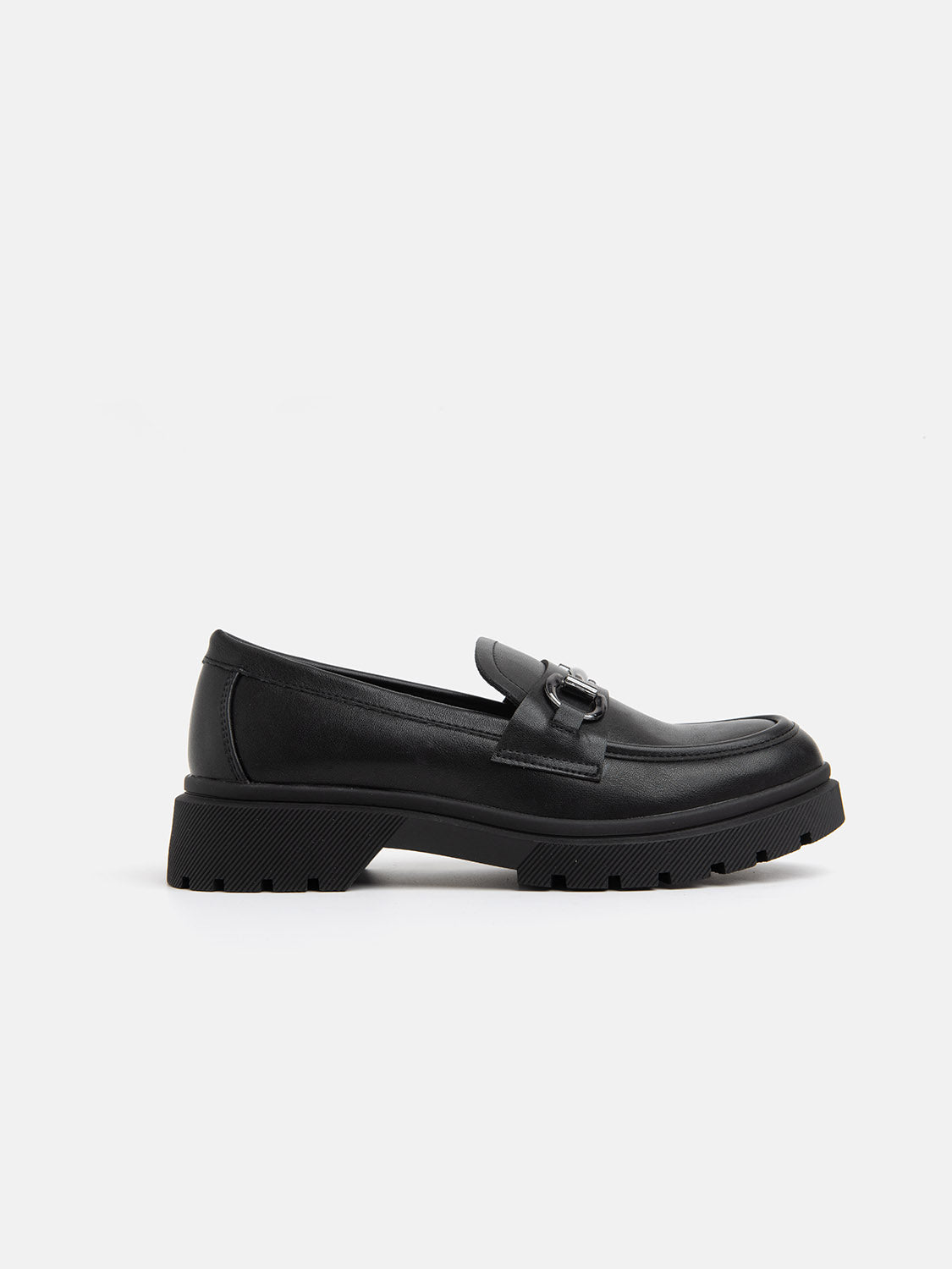 Chunky moccasin - BLACK