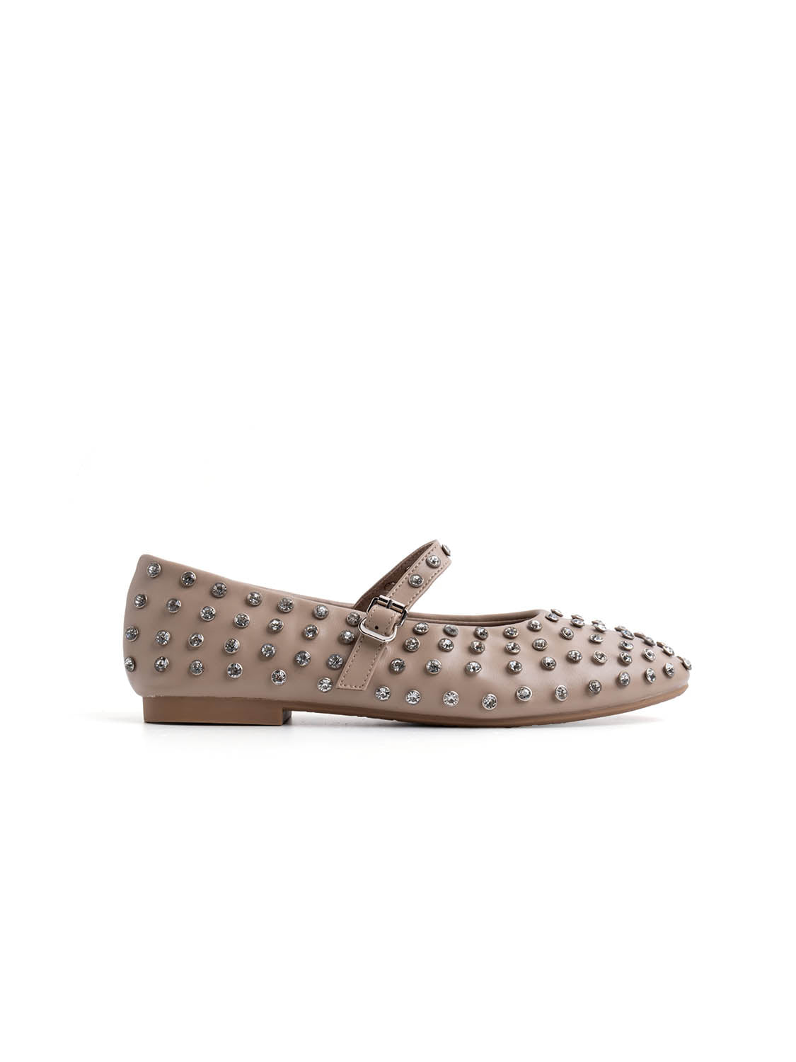 Ballerina con strass - KHAKI