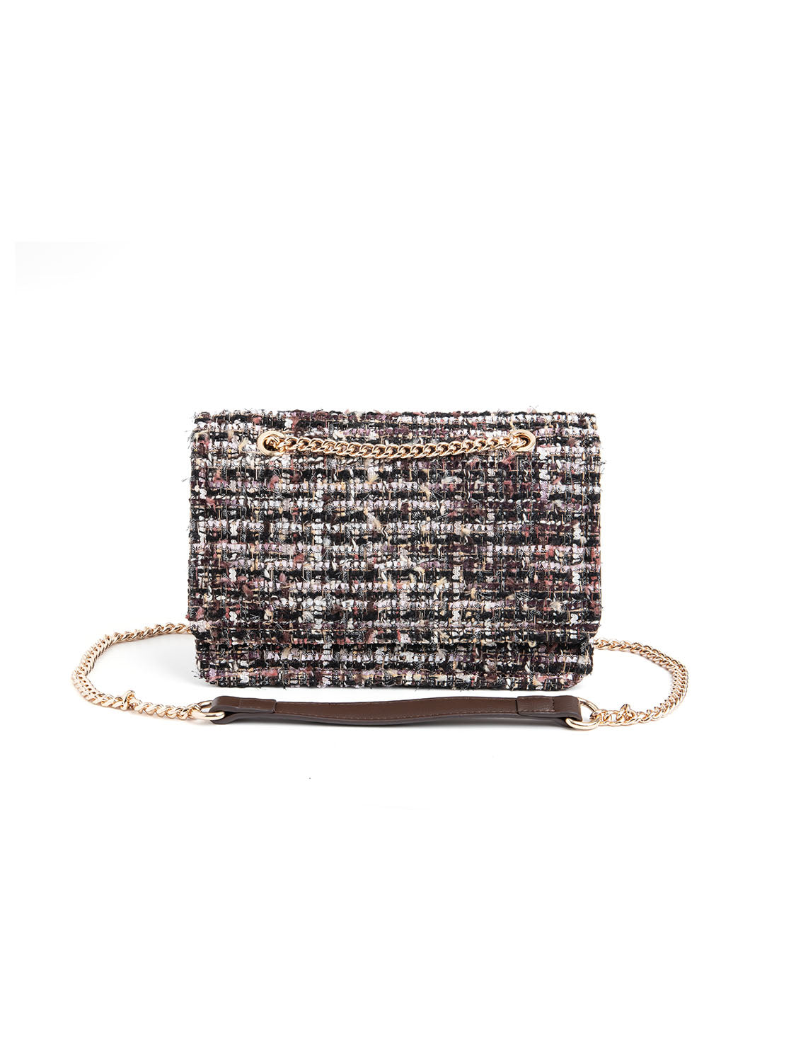 Borsa bouclè - MARRONE