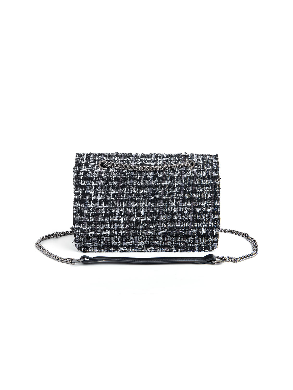 Borsa bouclè - NERO
