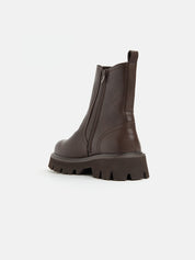 Chelsea boot with tank sole - BROWN