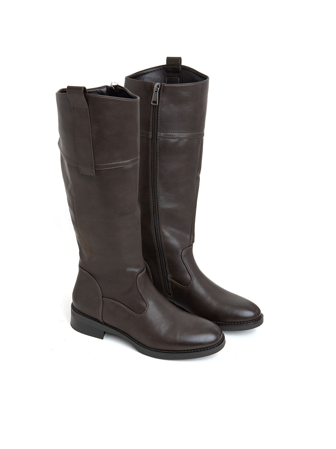Stivale modello cavallerizza - MARRONE