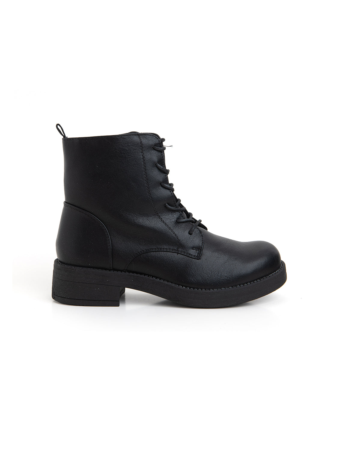 Anfibio stringato combat - NERO