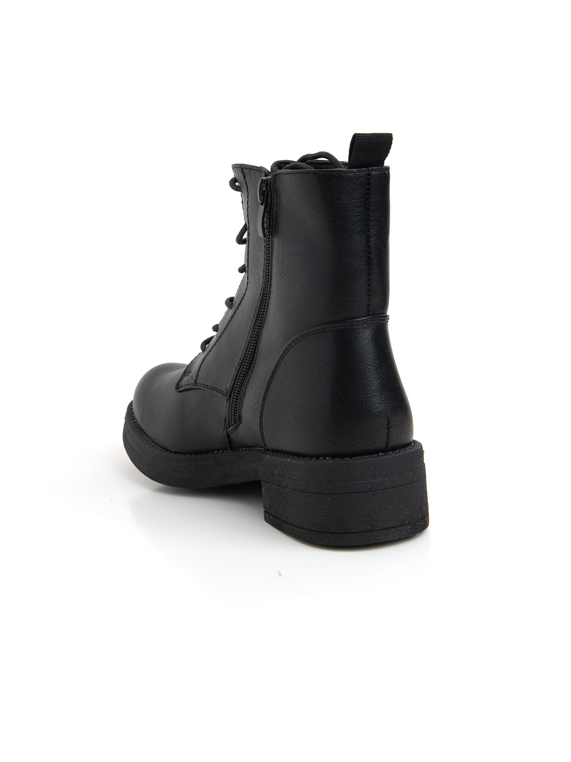 Anfibio stringato combat - NERO