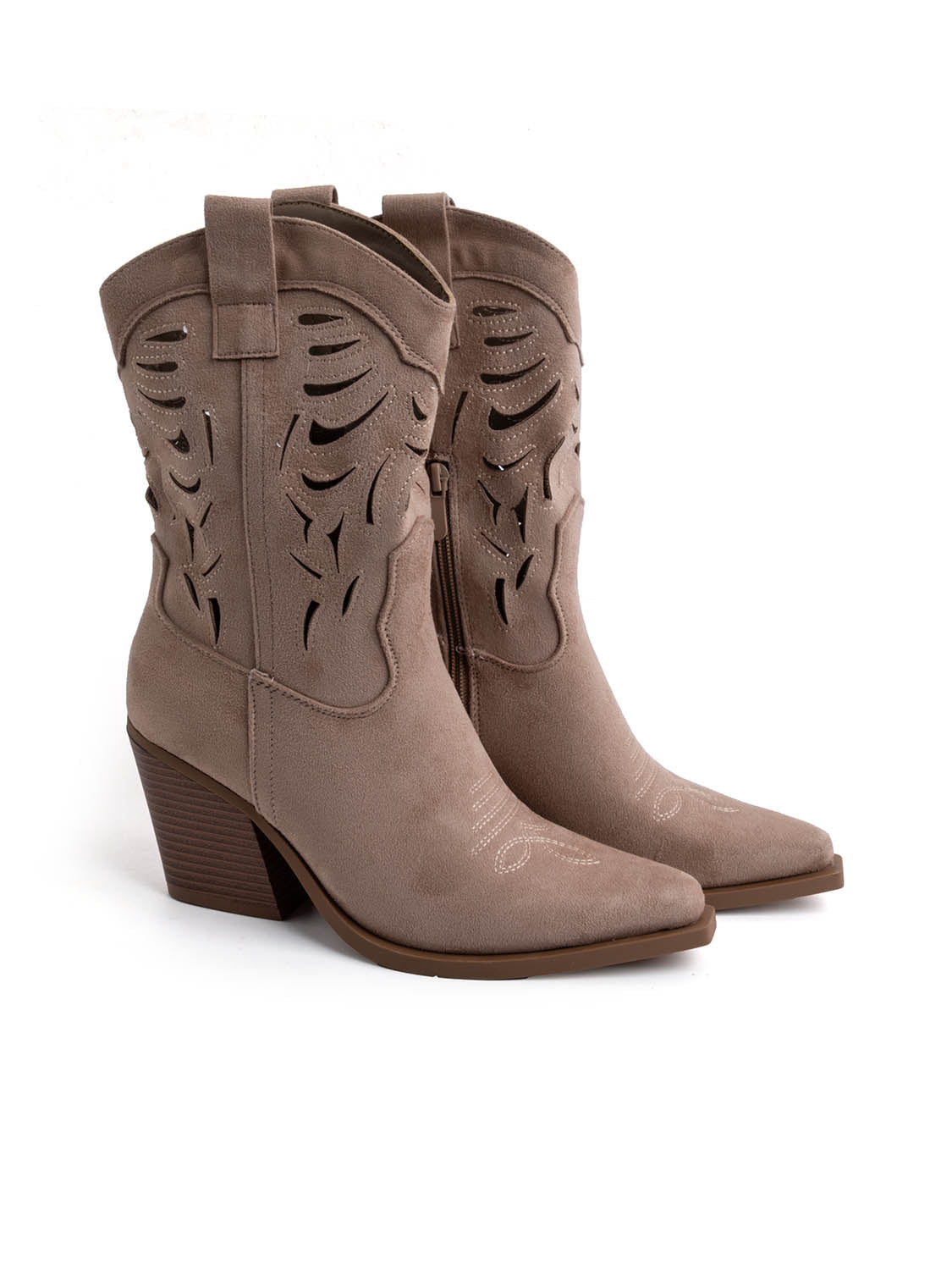 Texano traforato con gambale medio - TORTORA