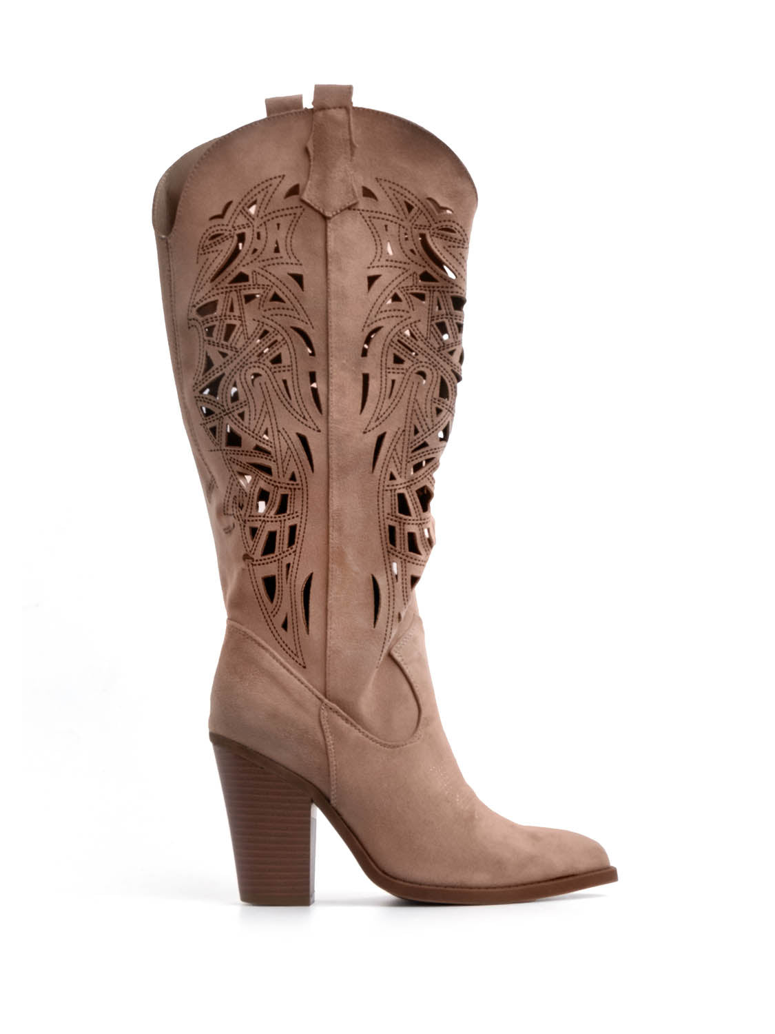 Texano traforato con gambale alto - TORTORA