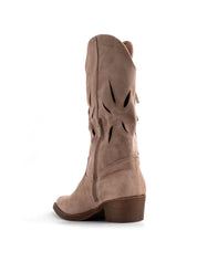 Texano traforato con frange - TORTORA