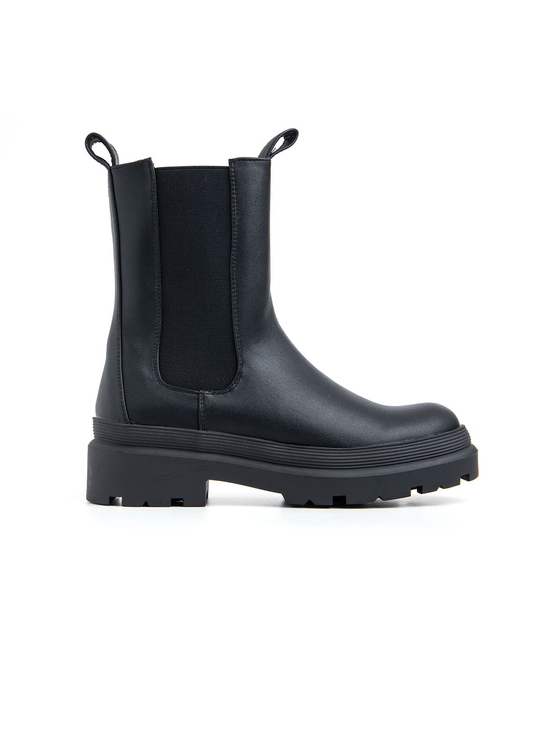 Biker alto con elastico - NERO