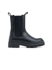 Biker alto con elastico - NERO