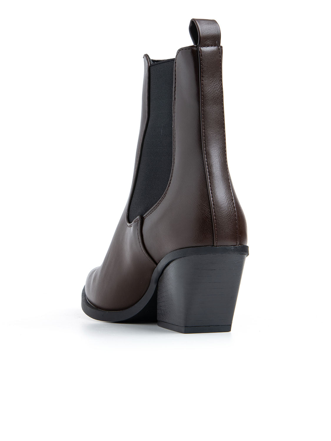 Texano con gambale basso ed elastico - MARRONE