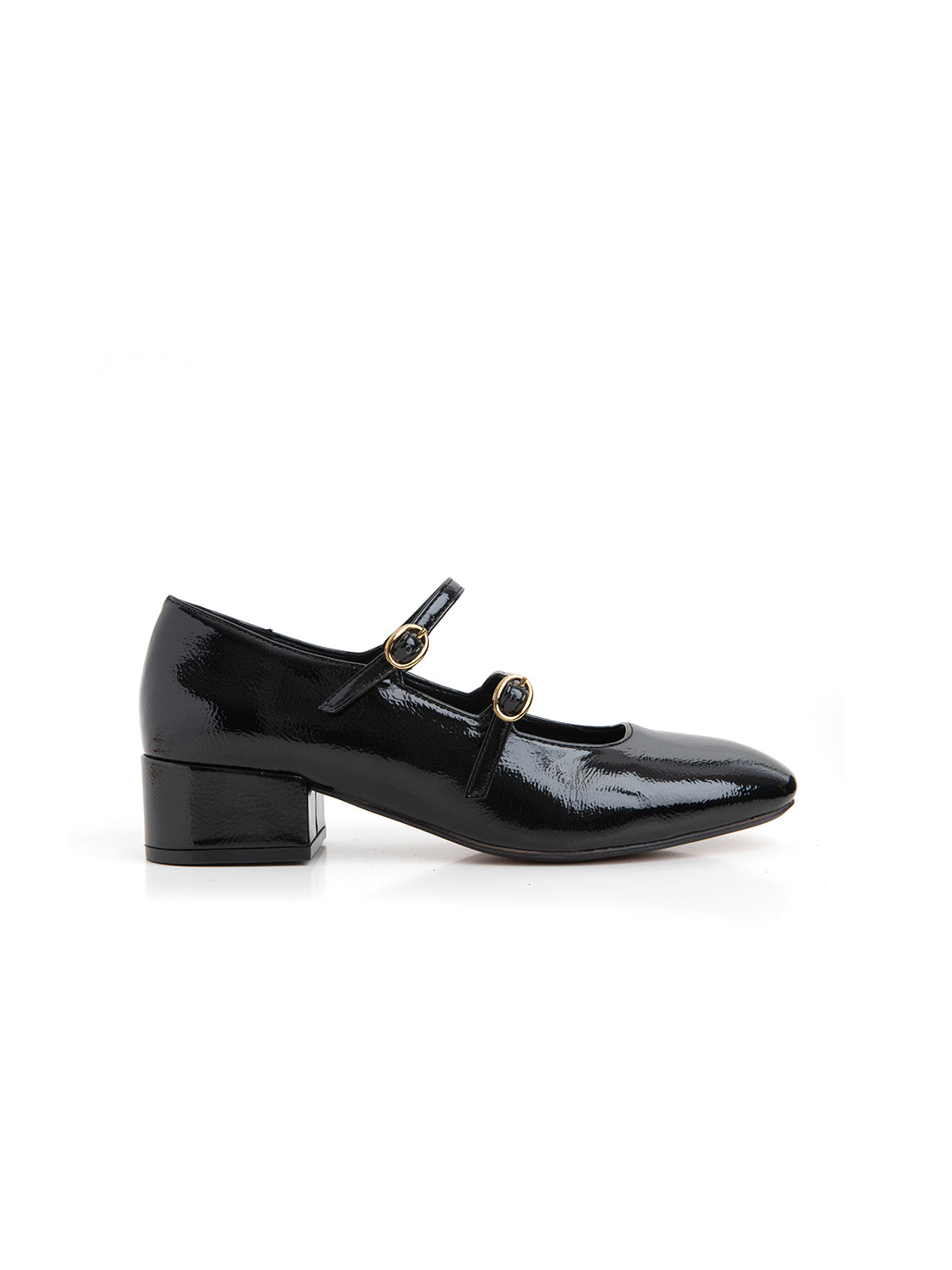 Mary Jane classica in vernice - NERO