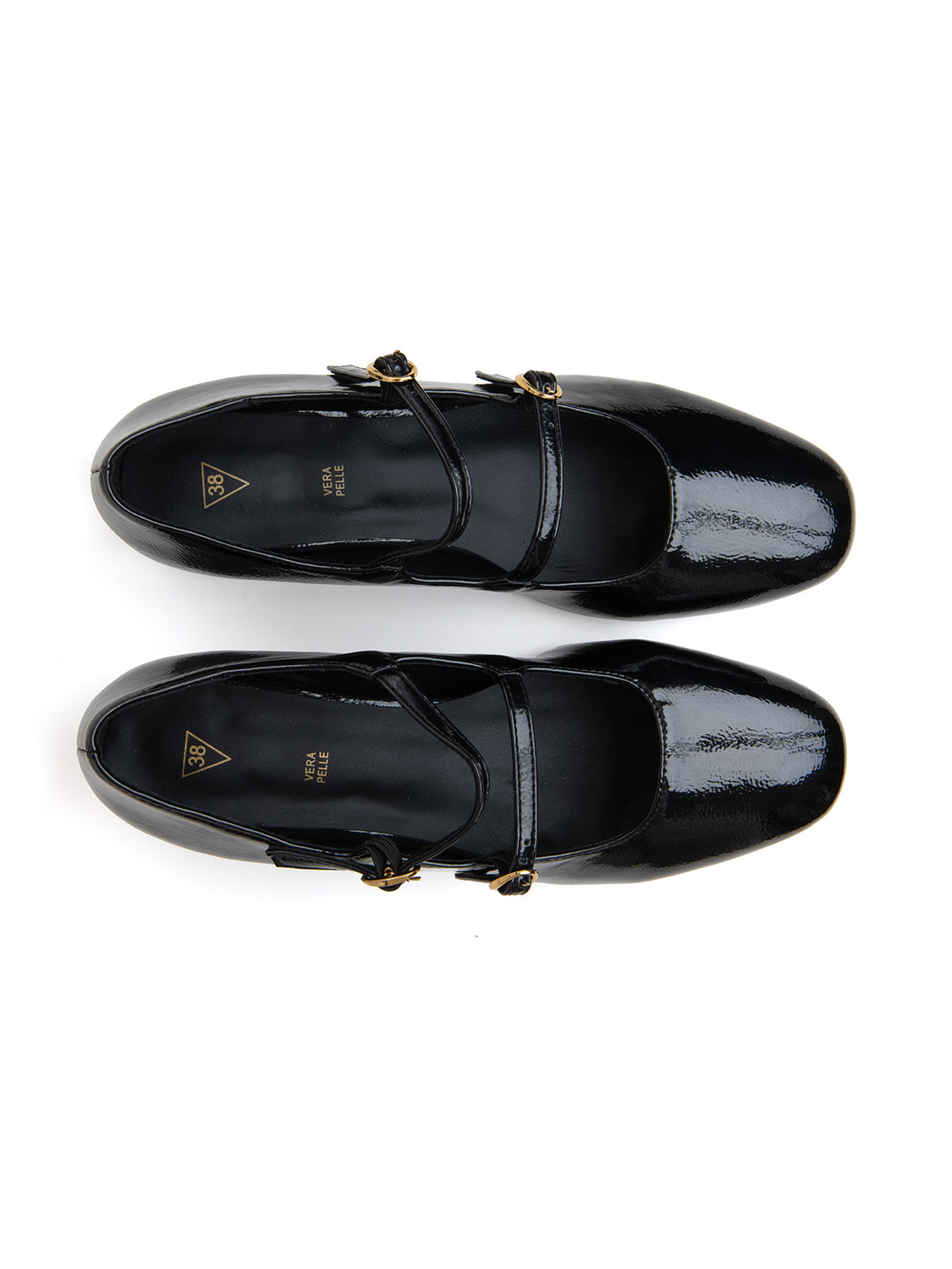 Mary Jane classica in vernice - NERO