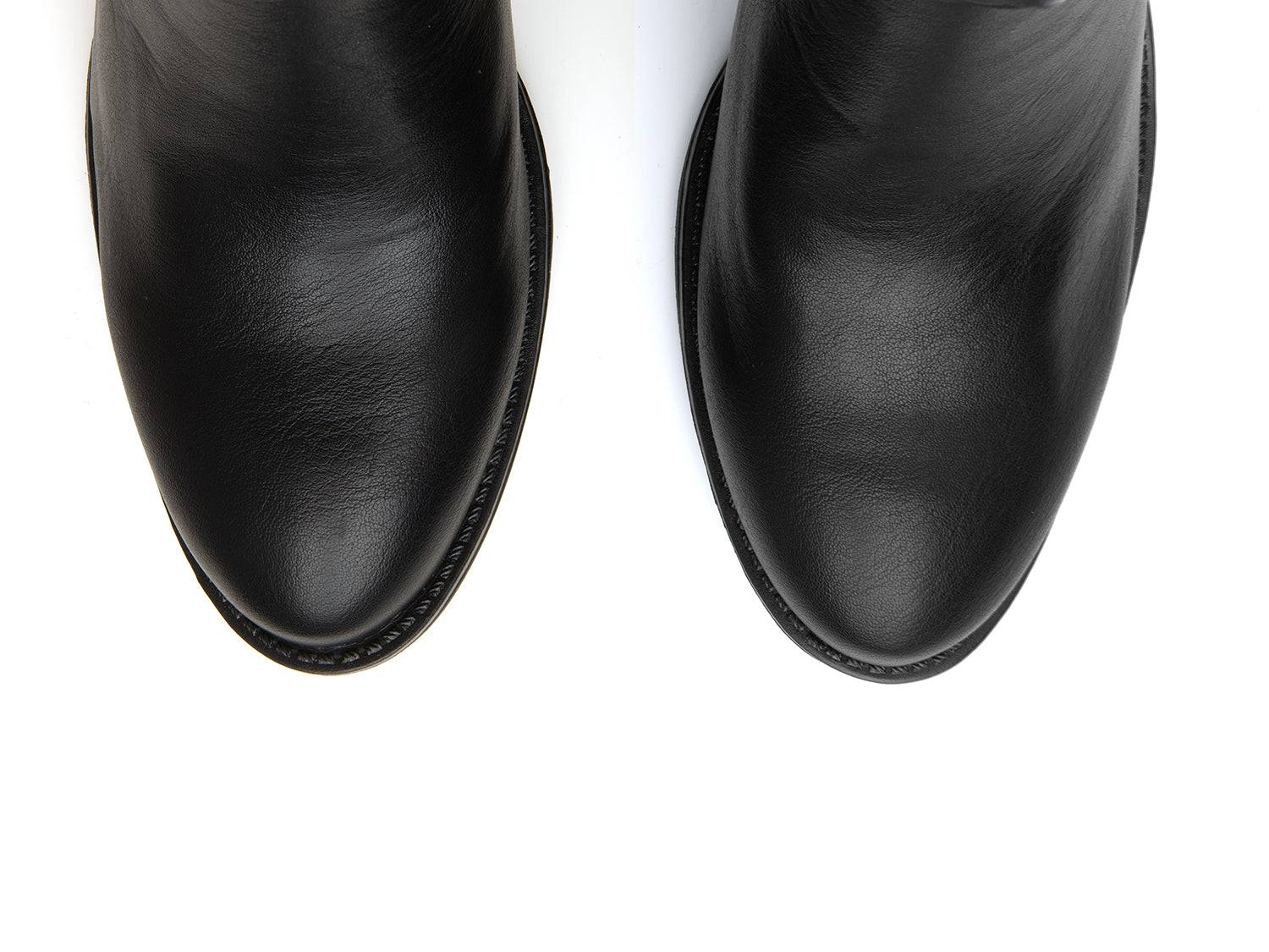 Stivale con tacco texano - NERO