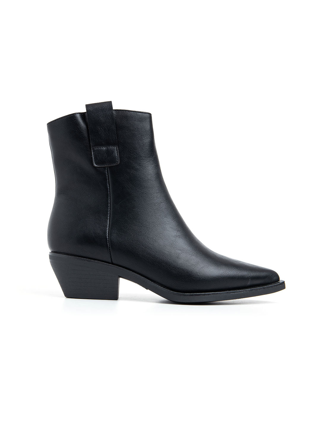Texano basso liscio - NERO