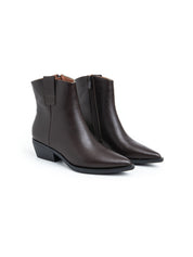 Texano basso liscio - MARRONE