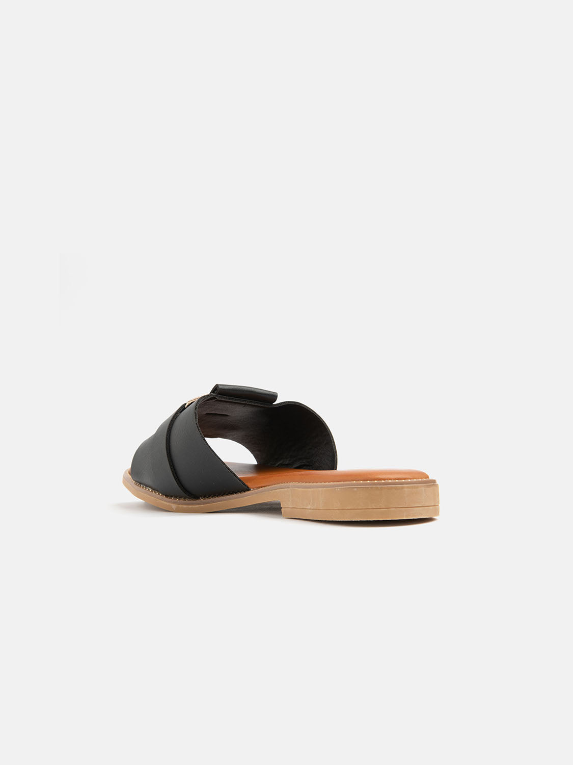 Slipper with geometric clamp - BLACK