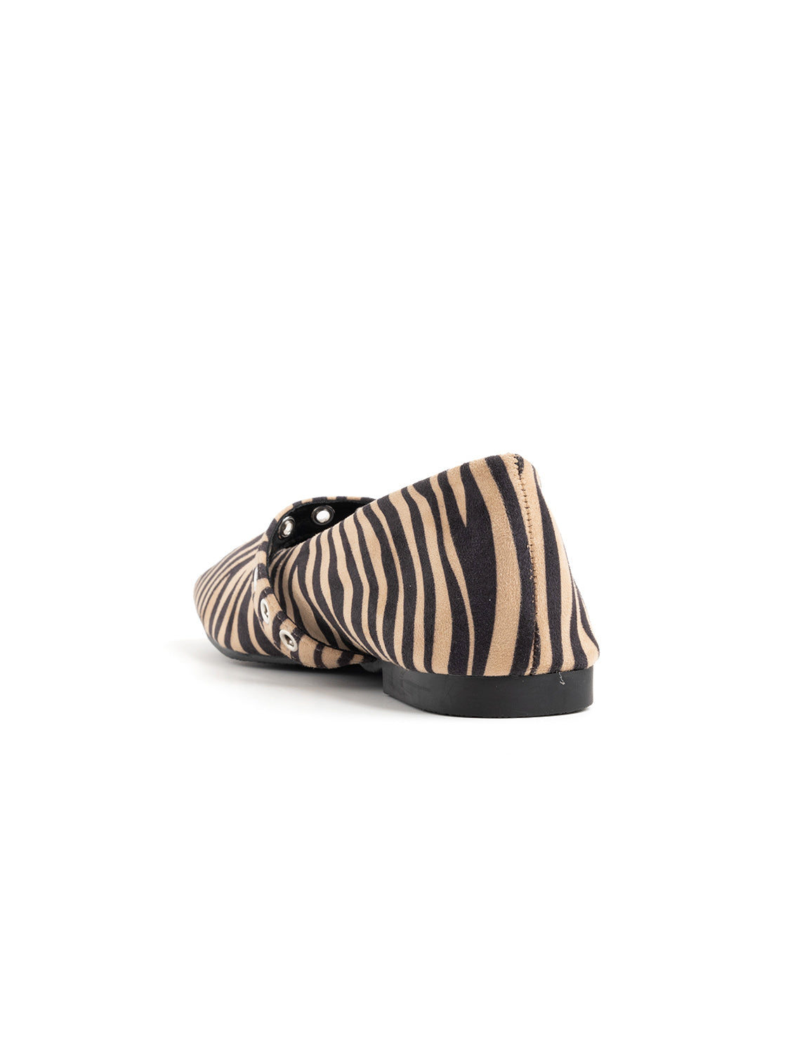 Ballerina with studded strap - ZEBRA