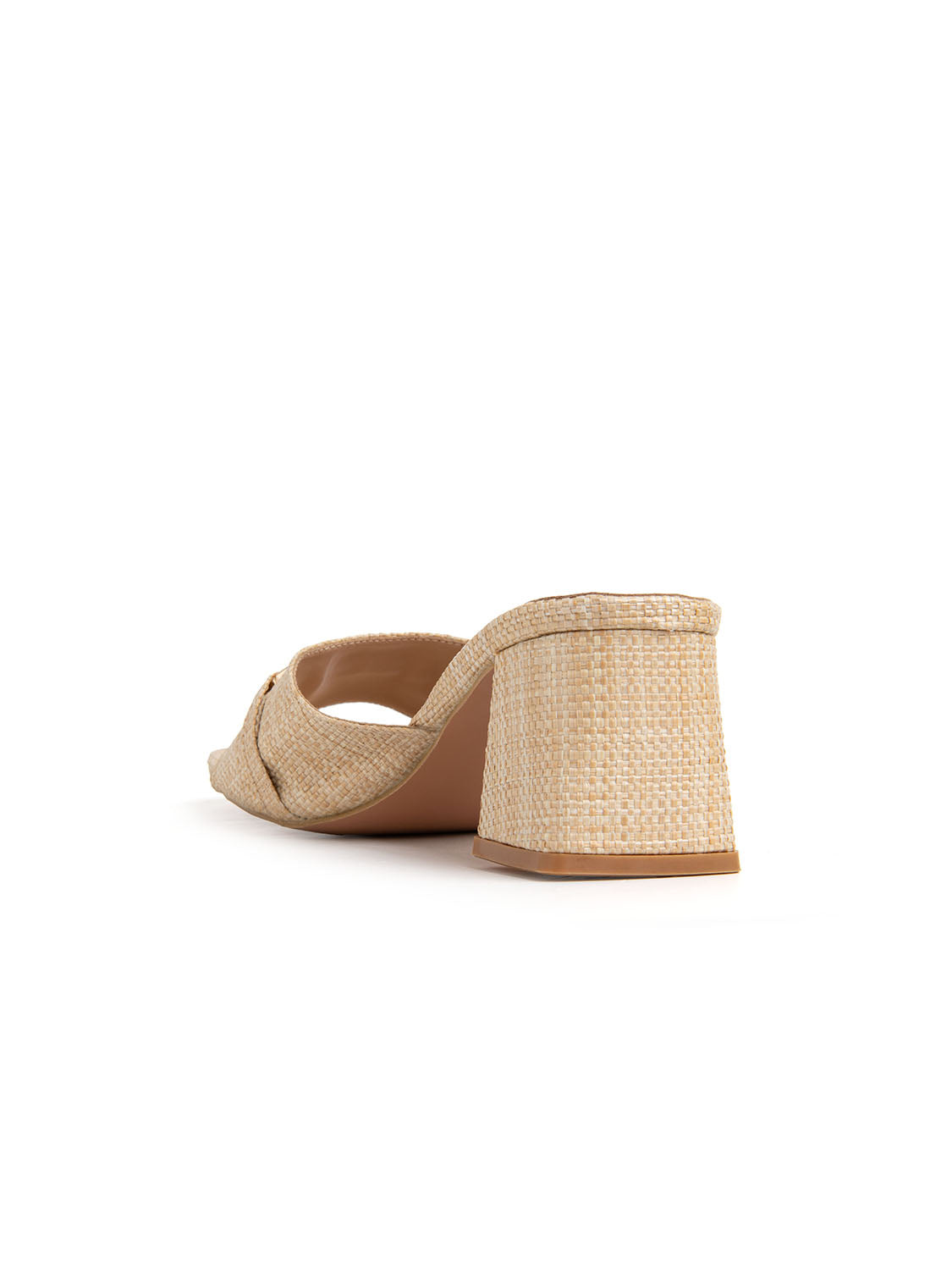 Sabot tacco 5 con morsetto - BEIGE