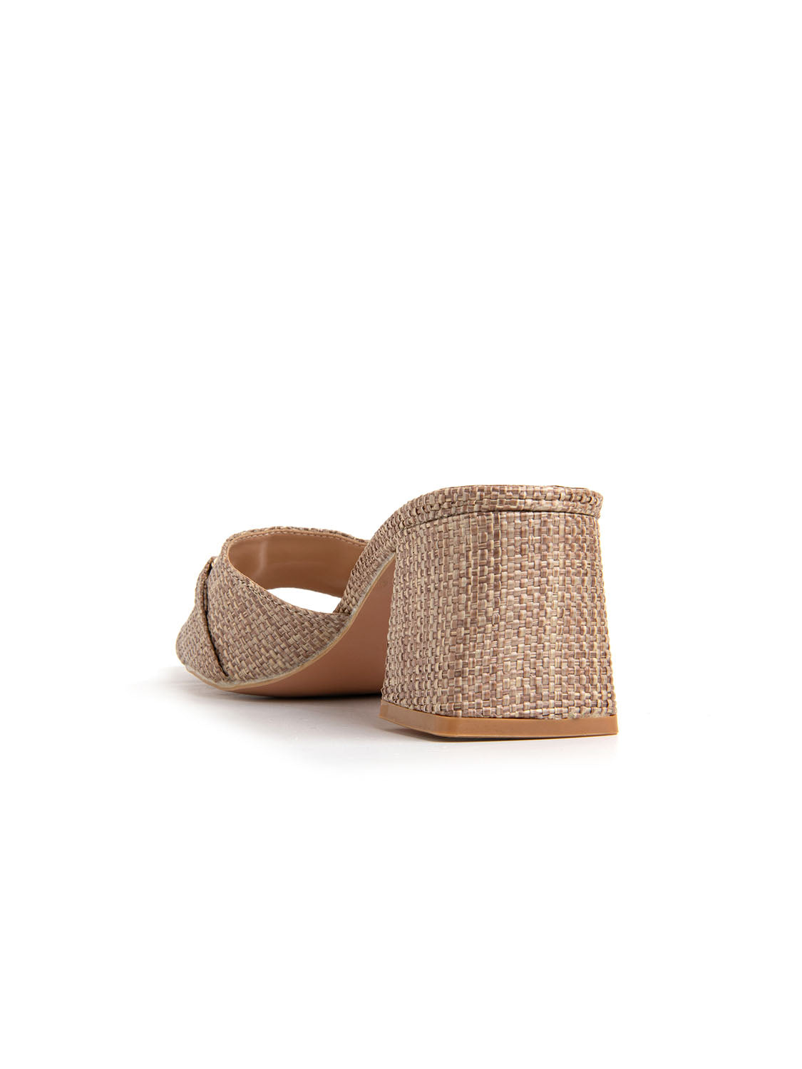 Sabot tacco 5 con morsetto - CAMMELLO