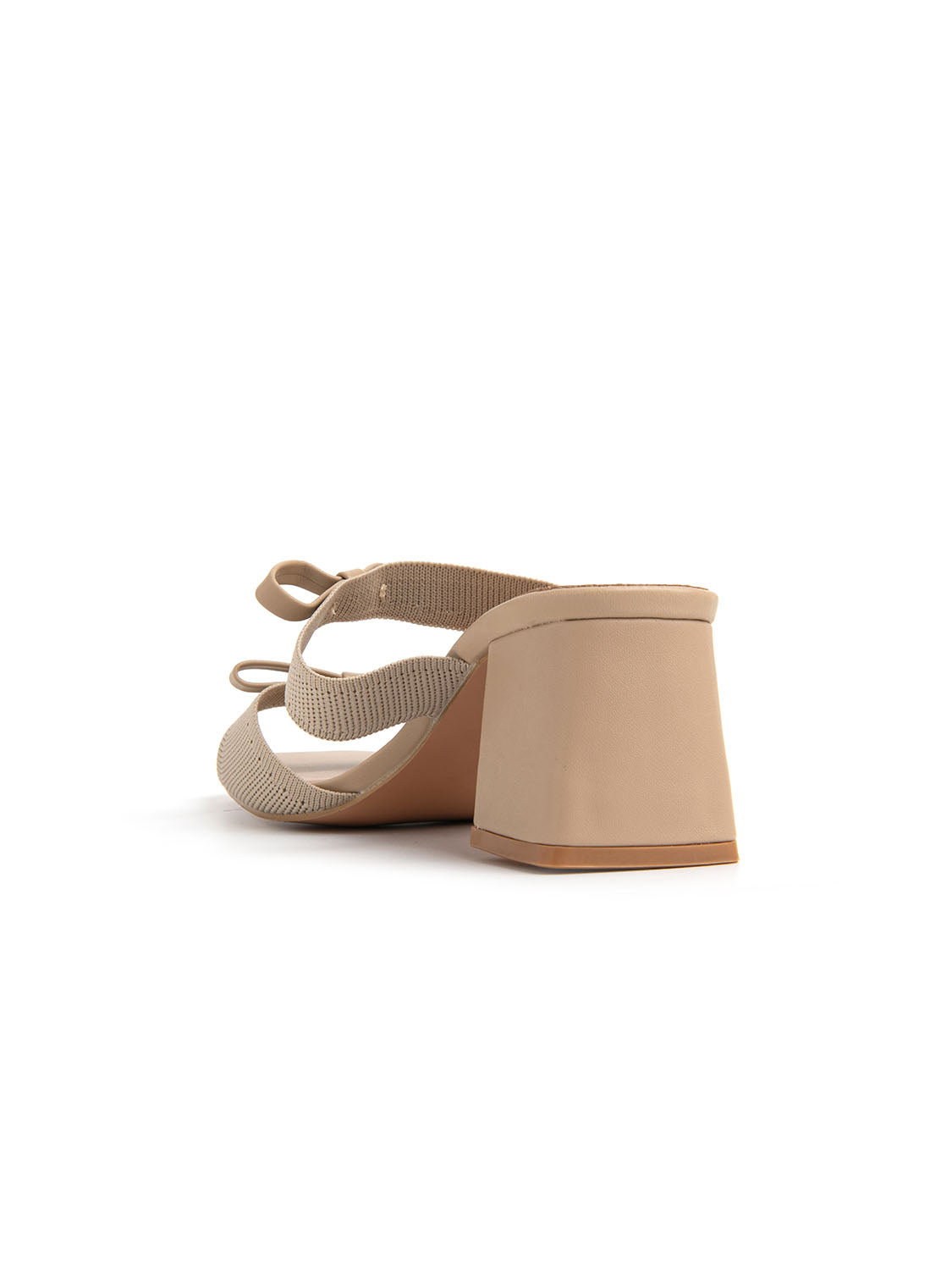 Sabot con fiocchetti - BEIGE