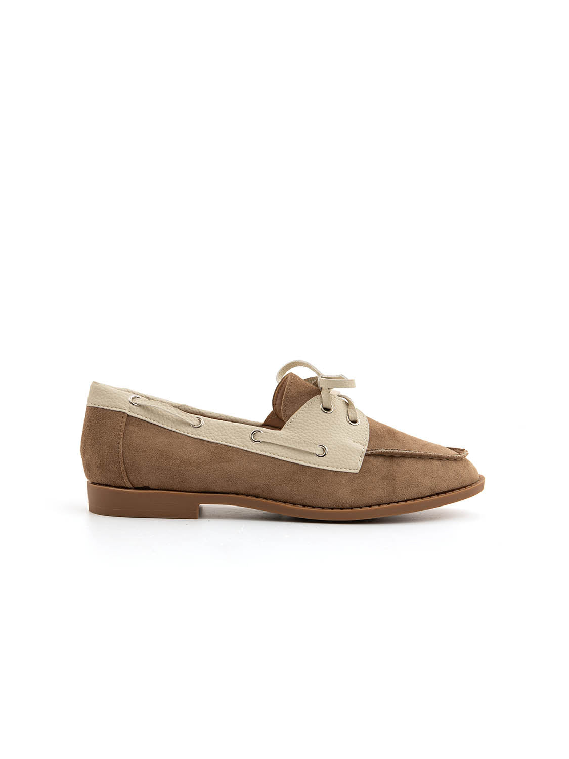 Mocassino college bicolore - KHAKI