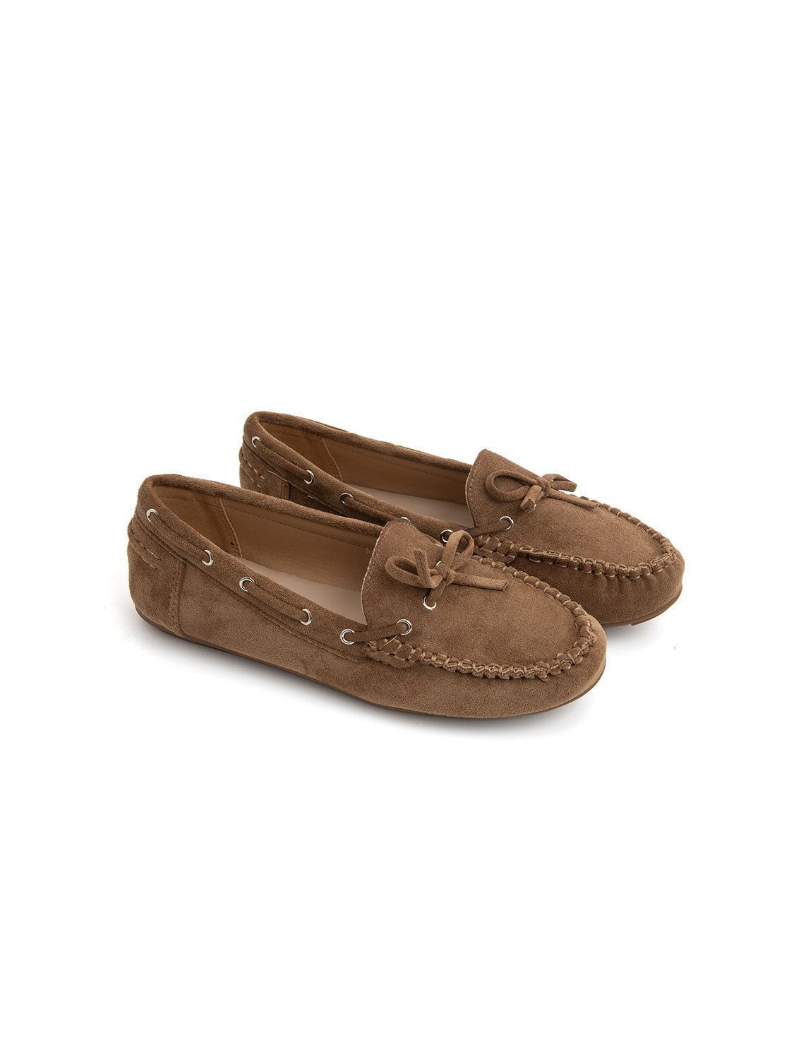 Mocassino easy-chic con fiocco - KHAKI