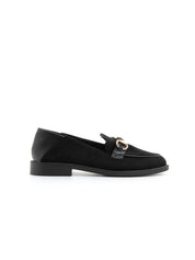 Mocassino bitexture con morsetto - NERO