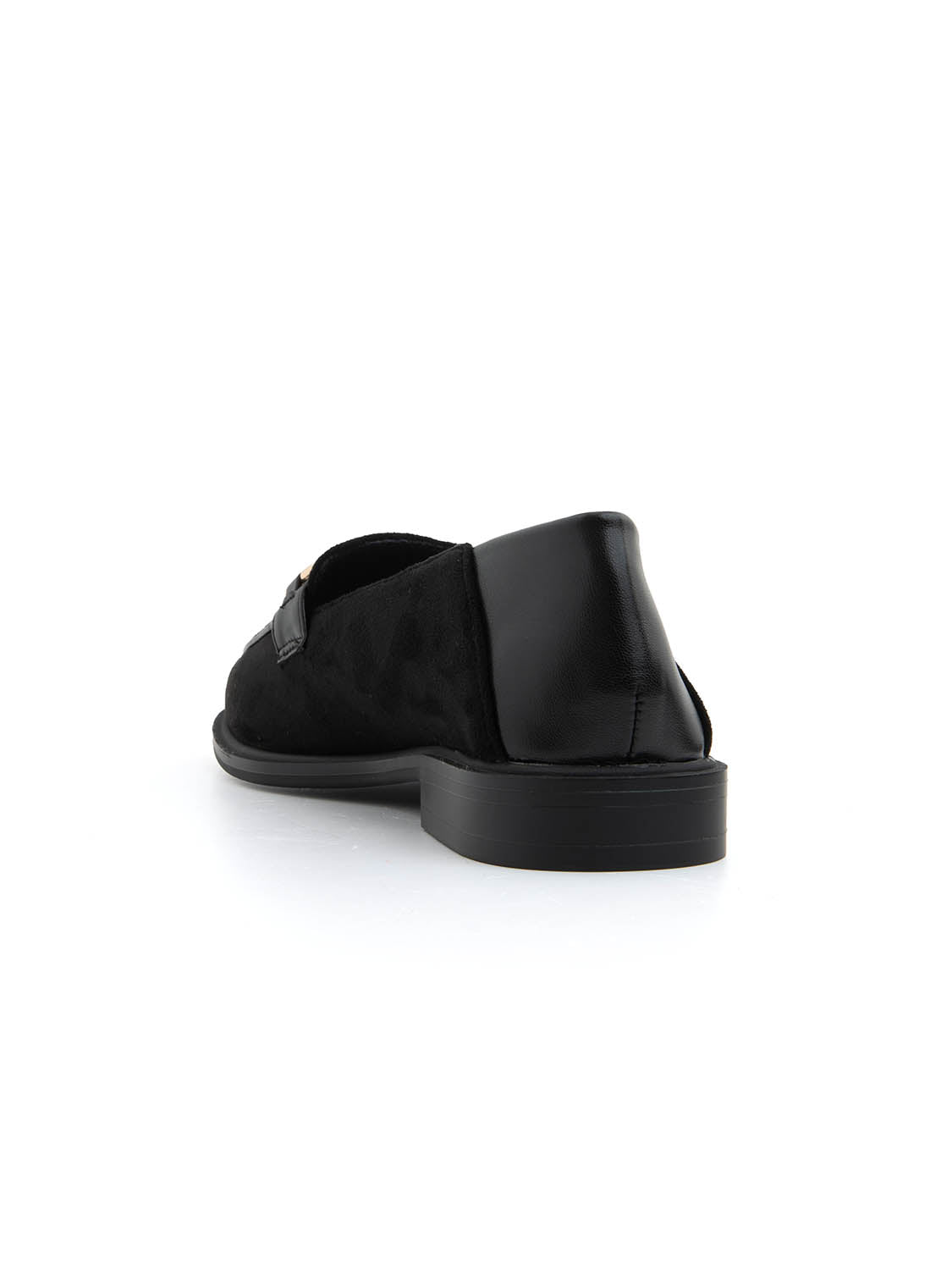 Mocassino bitexture con morsetto - NERO