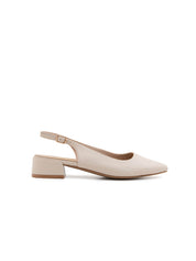 Slingback daily-chic con tacco 3.5 cm - BEIGE