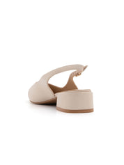 Slingback daily-chic con tacco 3.5 cm - BEIGE