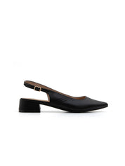 Slingback daily-chic con tacco 3.5 cm - NERO