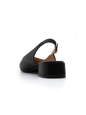 Slingback daily-chic con tacco 3.5 cm - NERO