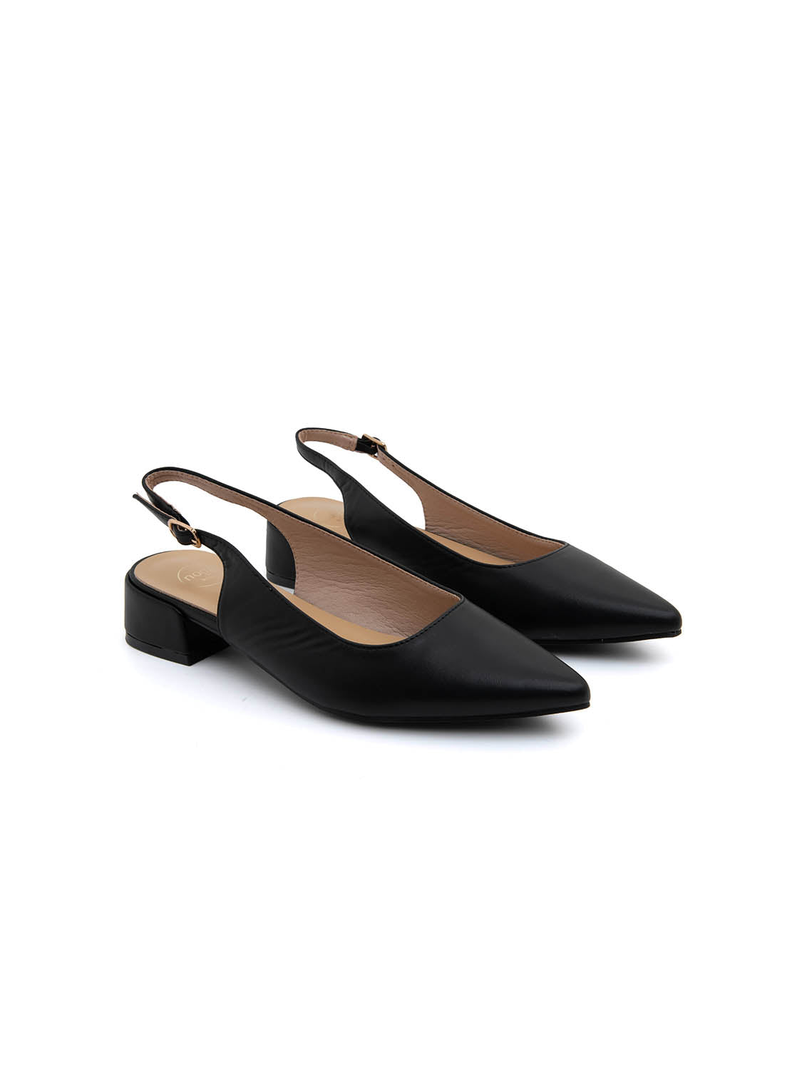 Slingback daily-chic con tacco 3.5 cm - NERO