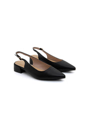 Slingback daily-chic con tacco 3.5 cm - NERO