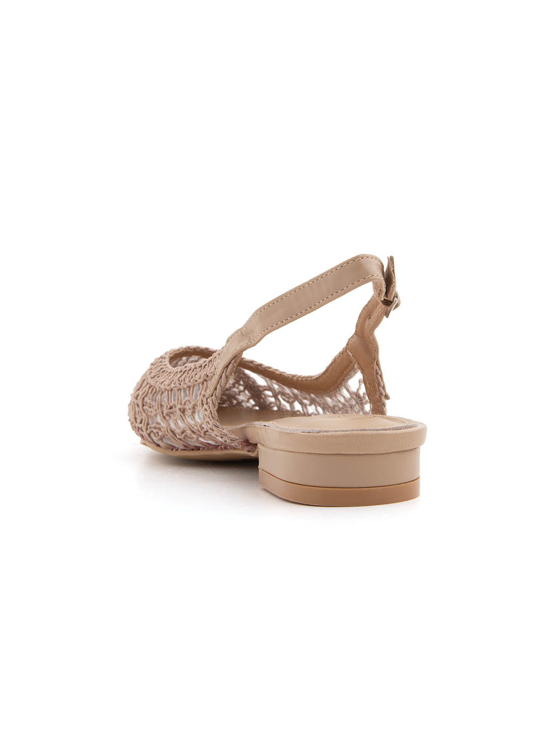 Slingback con ricamo - KHAKI