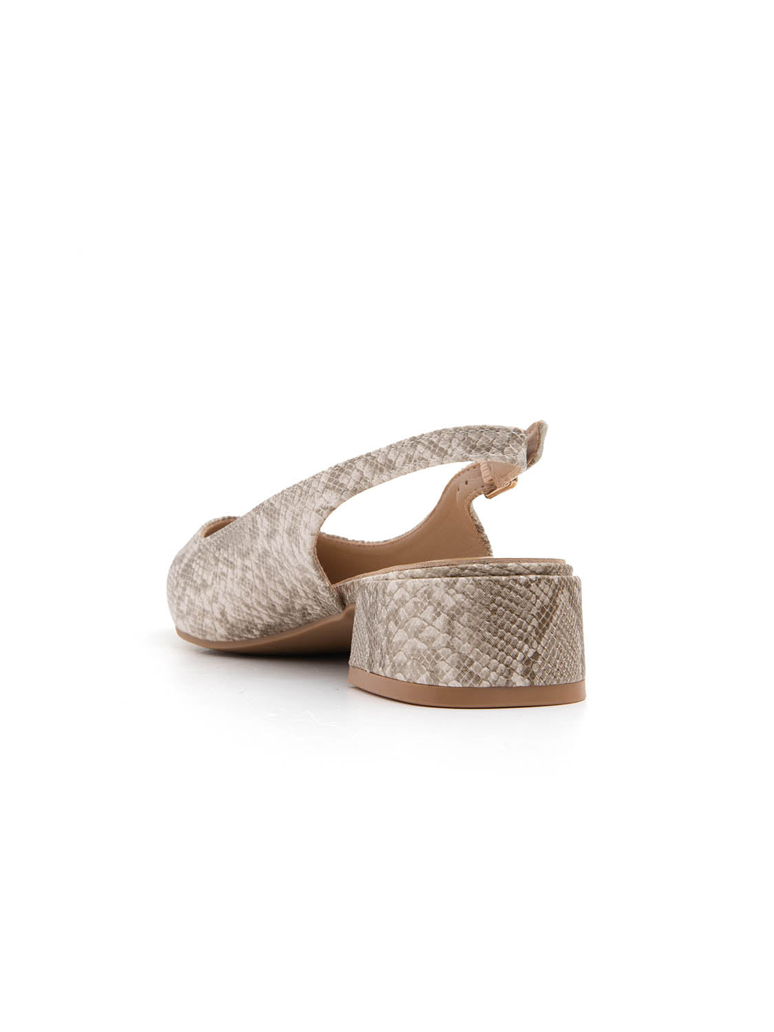 Python print slingback daily-chic - BEIGE