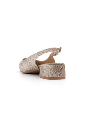 Python print slingback daily-chic - BEIGE