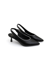 Slingback outline chic - NERO
