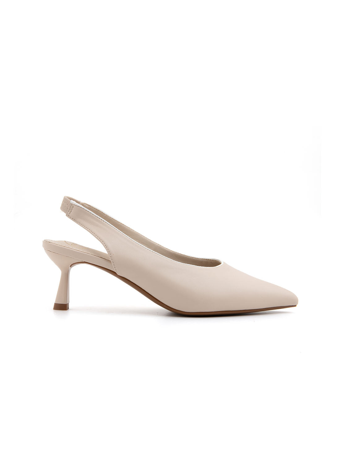 Slingback outline chic - BEIGE