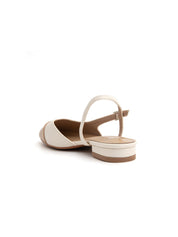 Slingback old-style bicolore - KHAKI