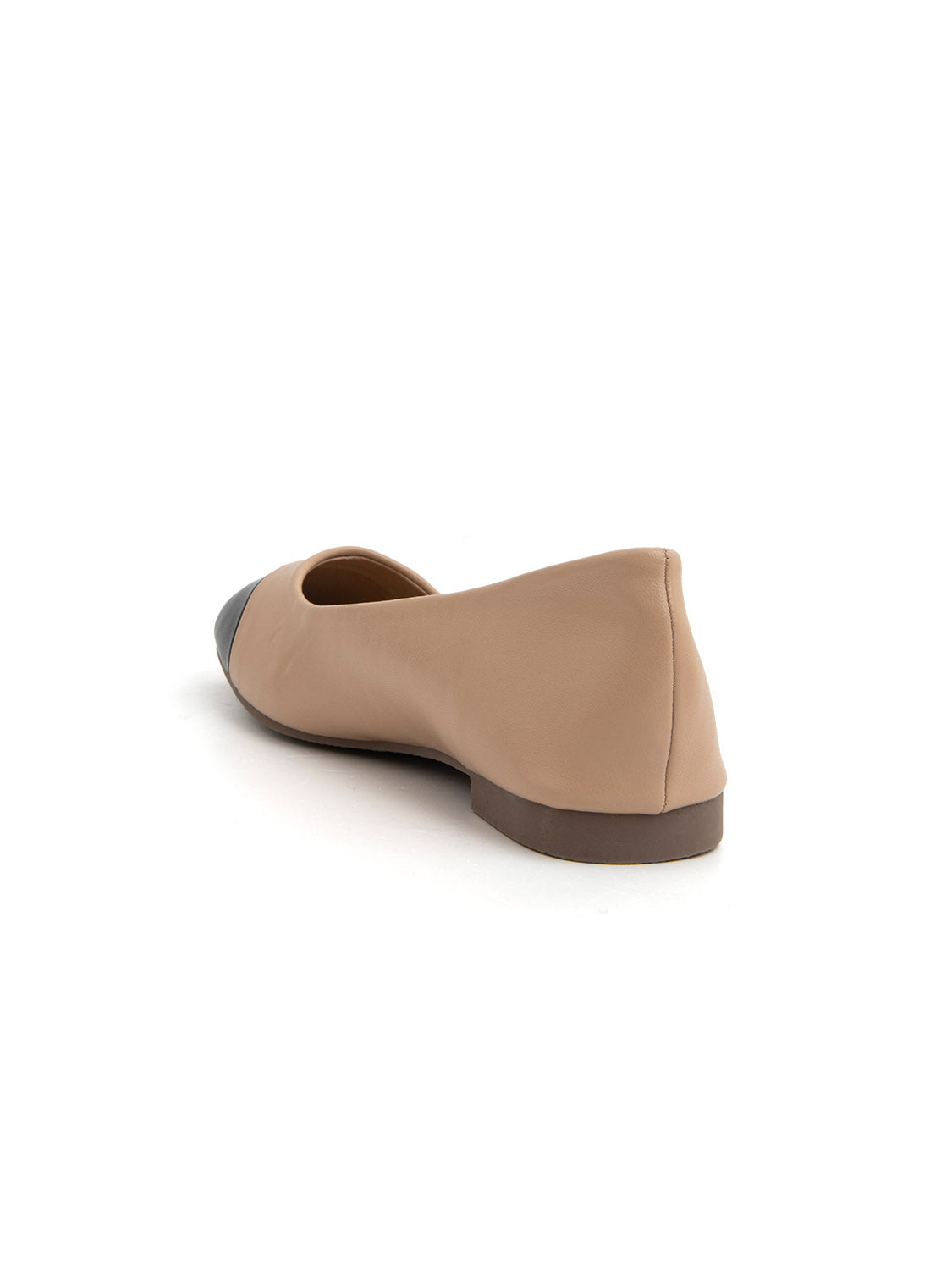 Ballerina square bicolore - NERO