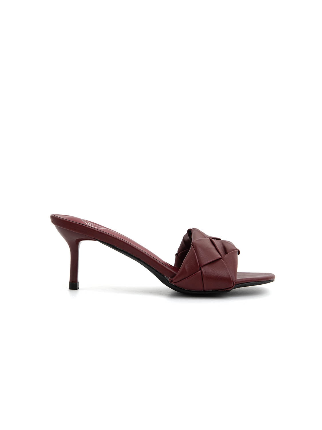 Sabot geometric con tacco a stiletto - VINO