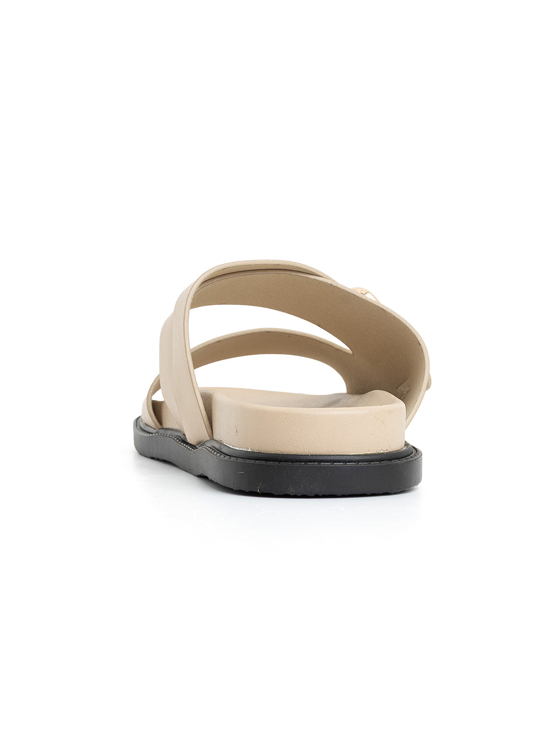 Ciabatta comfort con fibbia - BEIGE